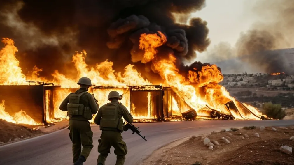 Atacuri într-o satulă palestiniană din Banca de Vest