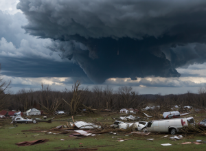 Tornadă devastatoare în Kentucky: un mort și cel puțin șapte răniți