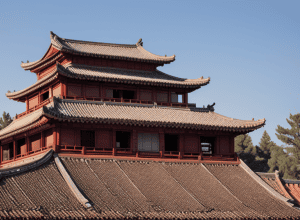 Acoperișul unui Turn al Tobei vechi de 700 de ani s-a prăbușit parțial în China