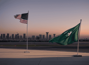 Donald Trump a sosit în Arabia Saudită, demarând primul său turneu internațional