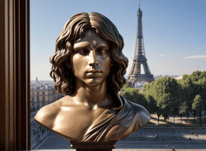 La Paris a fost recuperat un bust al lui Jim Morrison, considerat pierdut de zeci de ani