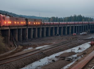 Tragedie feroviară în Rusia: cel puțin șapte morți după deraierea unui tren cauzată de prăbușirea unui pod