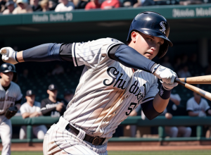 Jucătorul echipei Chicago White Sox, Chase Meidroth, a părăsit terenul după ce a fost lovit de o minge