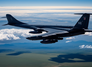 Manevră extremă în aer: Un pilot a evitat în ultima clipă coliziunea cu un bombardier B-52