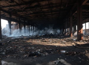 Resturi umane descoperite după explozia unui depozit de artificii în California
