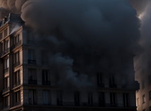 Erou la Paris: Un bărbat a salvat copii dintr-un incendiu, mergând pe o cornișă la 20 de metri înălțime