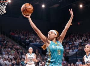 Victorie dramatică pentru New York Liberty: au învins Las Vegas Aces, care și-au pierdut vedeta, A’ja Wilson, din cauza unei accidentări