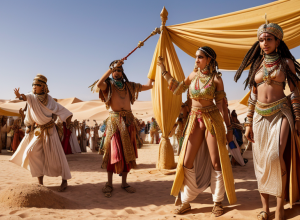 Festivalul Sebeiba: Dansul de 3.000 de ani al tuaregilor care aduce pacea în inima Saharei