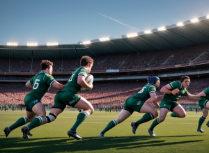 Demonstrație de forță: Africa de Sud a umilit Italia la rugby, scor 45-0, chiar și în inferioritate numerică