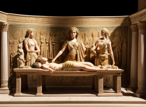 Mozaic erotic din epoca romană, furat de un nazist în Al Doilea Război Mondial, a fost returnat la Pompei