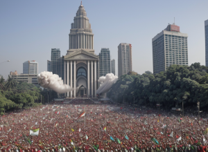 Proteste în Indonezia: Poliția folosește gaze lacrimogene împotriva studenților care protestează față de indemnizațiile parlamentare