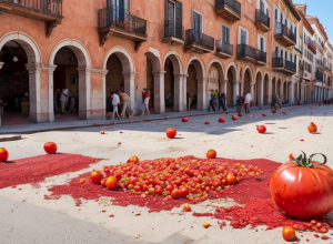 Tomatina 2025: Festivalul spaniol de lupte cu roșii sărbătorește 80 de ani în Buñol