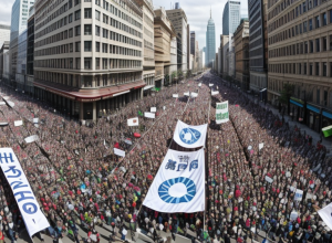 Proteste globale împotriva crizei climatice: activiștii cer responsabilitate de la instituțiile financiare