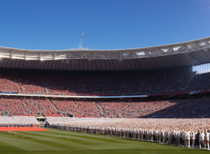 Trump și susținătorii au adus un omagiu lui Charlie Kirk: Imagini de la ceremonia memorială