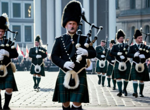 Melbourne stabilește un record mondial: Sute de cimpoieri au interpretat hitul AC/DC