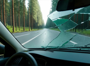 Incident incredibil în Carolina de Nord: Un vultur a aruncat o pisică pe parbrizul unei mașini