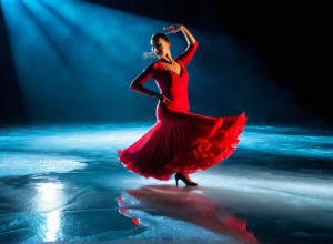 Chock și Bates impresionează cu dansul liber flamenco și câștigă al cincilea titlu record la Skate America