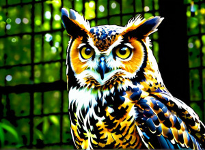 Recuperare miraculoasă: Bufnița prinsă în beton, salvată și gata să-și ia zborul din nou