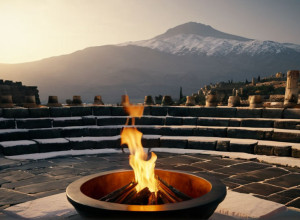 Flacăra Olimpică a pornit spre Jocurile de Iarnă Milano Cortina, în ciuda vremii capricioase