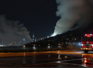 Incendiu Devastator în Hong Kong: Pompierii luptă cu flăcările într-un complex rezidențial