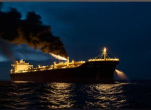 Incident în Marea Neagră: Tancuri petroliere ale „flotei fantomă” rusești, posibil atacate