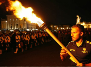 Proteste la Roma: activiști au încercat să perturbe ștafeta olimpică