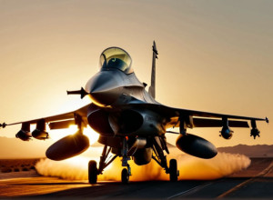 Un avion de vânătoare F-16 Thunderbirds s-a prăbușit în deșertul Californiei; pilotul s-a ejectat în siguranță