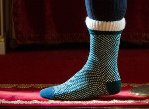 O inițiativă regală: Ciorapi de Crăciun din draperii de la Sandringham, scoși la licitație