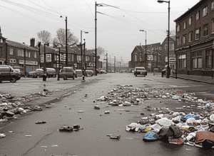 Grămezi de gunoi în Birmingham: Greva salubrizării, săptămâna 5