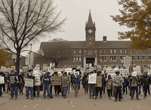 Studenți evrei protestează la Georgetown față de reținerea profesorului Badar Khan Suri