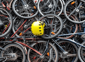 Olandezii iubesc bicicletele, dar nu și căștile de protecție