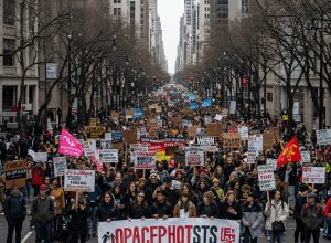 Proteste în masă împotriva politicilor lui Trump în SUA