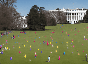 Mii de oameni la Casa Albă pentru tradiționalul Easter Egg Roll