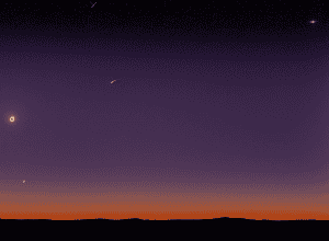 Mercur, Venus și Saturn vor încânta observatorii într-o paradă pe cer