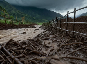 Alunecări de teren în Indonezia: Trei morți și 20 de dispăruți pe insula Java
