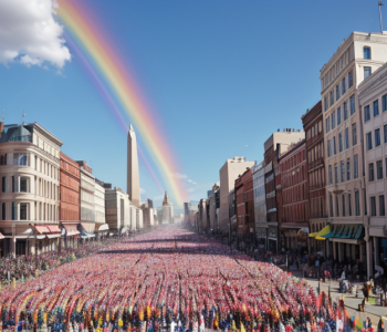 Pride la Washington: Sărbătoare şi mesaj politic în umbra Casei Albe a lui Trump