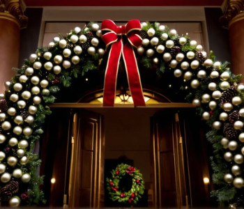 Casa Albă, pregătită de sărbători: Decorațiuni de Crăciun și pachete de îngrijire pentru militari