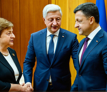 Directorul general al FMI, Kristalina Gheorghieva, s-a întâlnit cu Volodymyr Zelenskyy