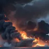 Incendiu masiv pe o navă de marfă cu mașini electrice, în largul coastei Alaska
