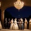 Bal mascat la Versailles: 2500 de petrecăreți în costume baroce au dansat până dimineața