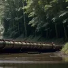 Dezastru ecologic în SUA: O cisternă s-a prăbușit într-un râu, amenințând o populație de somon proaspăt refăcută
