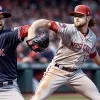 Naționalii din Washington înfruntă Red Sox din Boston, cu James Wood pe val