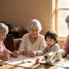 Tabăra Generațiilor: Bunicile din America îi învață pe copii să gătească, să coasă și să învingă singurătatea