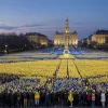 Europa celebrează Ziua Independenței Ucrainei: Fotografii de la sărbători și solidaritate