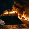 Incendiu major la o navă portcontainer ancorată în portul Los Angeles