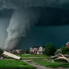 Tornadă în apropiere de Houston: Peste 100 de case avariate, fără victime